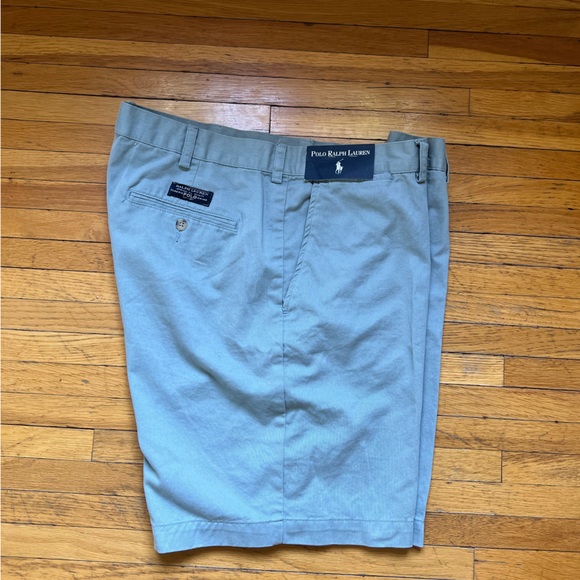BRAND NEW NWT POLO BY RALPH LAUREN SAGE GREEN SHORTS - Picture 1 of 5